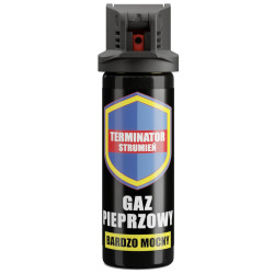 Gaz Pieprzowy TERMINATOR 50ml Spray strumień obronny, bardzo mocny