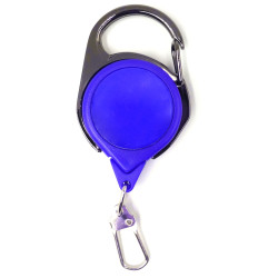 BRELOK Z KARABIŃCZYKIEM NIEBIESKI rozwijany na klucze, akcesoria, kamping, wędkarstwo