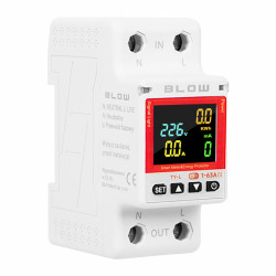 Miernik poboru energii, Inteligentny Licznik, Watomierz na szynę DIN, 63A, WiFi TUYA