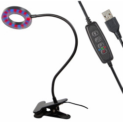 Lampa stojąca do wzrostu i uprawy roślin 4W/5V,  Z klipsem