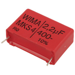 Kondensator MKT 2,2uF 400V Wima, Poliestrowy