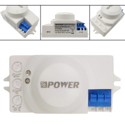 Czujnik ruchu Mikrofalowy 12VDC NEPOWER NE-MV1005-12V 5,8GHz  360st