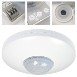 Czujnik ruchu plafon 12VDC NEPOWER NE-PIR150D12 podczerwień 360st-Oświetlenie