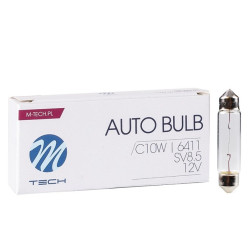 Żarówka C10W 12V 10W T11x41 SV8,5 M-Tech, Rurkowa