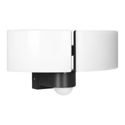 Halogen LED 2X20W TOS DUO PIR 4000K czarny