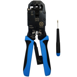 Zaciskarka HT-200AR Do wtyków 4/6/8/10p, Hanlong, Zaciskacz RJ11/RJ12/RJ45/10P10C