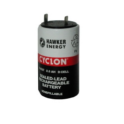 Akumulator do pak.CYCLON D 2,5Ah 2V Kwasowo-ołowiowy 34x60mm Pb
