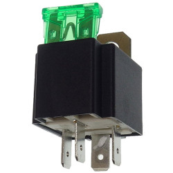 Przekaźnik samochodowy 24V 30A + bezpiecznik JD2912 samochody ciężarowe TIR (zwierny)