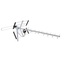 Antena TV DVB-T2 SMART CITY COMBO wszystkie MUX polaryzacja H/V praca w trybie aktywnym lub pasywnym + filtr 5G