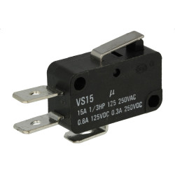Krańcówka VS15N01-1C L-14mm 15A 250VAC NO+NC-Podzespoły Elektroniczne