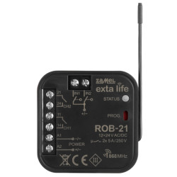 Radiowy Odbiornik Bramowy ROB-21/12-24V ZAMEL Exta Life 868MHz