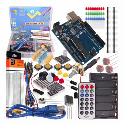 Zestaw elementów ARDUINO Uno R3 klon UNO BASIC uruchomieniowy