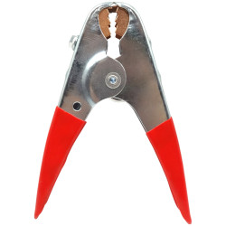 Krokodyl akum. 500A czerwony złącze akumulatora