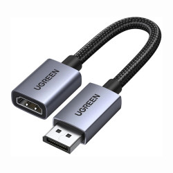 Przejście DisplayPort - HDMI Adapter, Konwerter, Wtyk Display - Gniazdo HDMI, 4K/2K/FHD