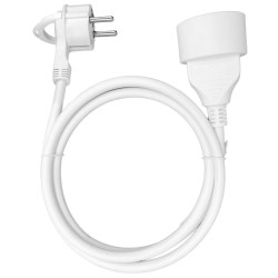 Przedłużacz 1Gn 5m  16A Biały z uz. PVC 3x1,5mm2