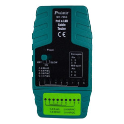Tester Sieci LAN + PoE  MT-7063 Proskit