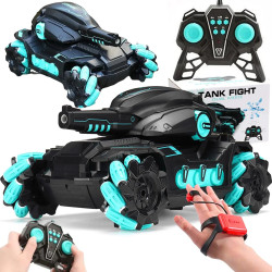 Czołg samochód 2w1 zdalnie sterowany z armatą na żelowe kulki 4x4 Heckermann HD3122