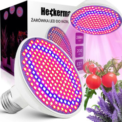 Żarówka do wzrostu roślin LED 18W 200LED do uprawy roślin