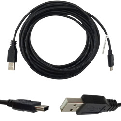 Kabel USB - MiniUSB 5p  5m Foto Canon VITALCO-Telefony i Smartfony