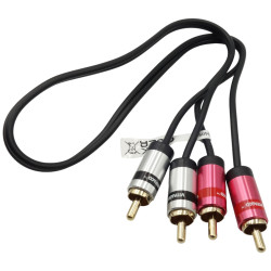 Kabel 2xRCA 1m VITALCO RK232 Slim