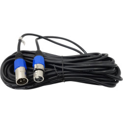 Kabel mikrofonowy XLR 10m Wt/Gn Wtyk-Gniazdo, kolor-Naglosnienie i Estrada