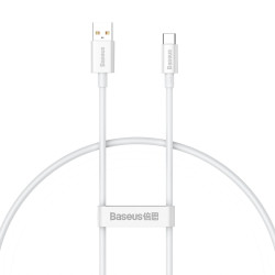 Kabel USB/USB-C 0,25m Baseus Superior Series 100W, Biały 25cm
