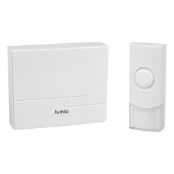 Dzwonek bezprzewodowy W880W DPM Bateryjny, biały-Dzwonki