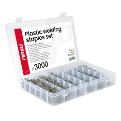 Zestaw Zszywek Do Zgrzewania Plastiku, Duży - 3000 Szt. AMiO