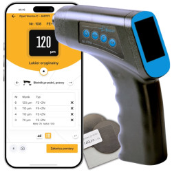 Miernik grubości lakieru Tester GL-PRO-SMART-FAZ Android / iOS ProdigTech