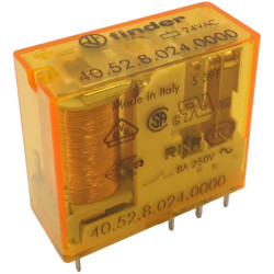 Przekaźnik F40.52.8.024 24VAC 8A 2styki DPDT-Podzespoły Elektroniczne