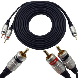 Kabel 1xRCA/2xRCA 5m DIGITAL RKD180 Vitalco, Adapter RCA-Kable i Przyłącza RTV i PC