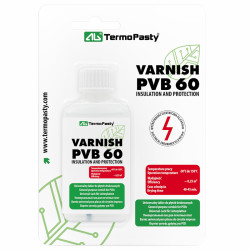 Lakier PVB 60 50ml do płytek drukowanych, płyn z pędzelkiem-Narzędzia Warsztatowe i Wyposażenie