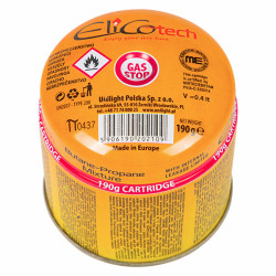 Gaz Uniwersalny ElicoTech 190g, Kartusz, Nabój Przebijany