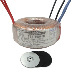 TST10/010 2x12V-2x0,42A Trafo,  Transformator Toroidalny INDEL