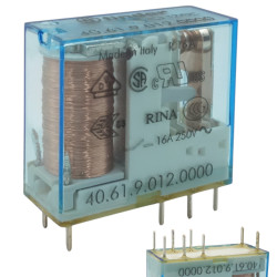 Przekaźnik F40.61.9.012.0000 12V DC, 1styk 16A SPDT druk, FINDER-Podzespoły Elektroniczne