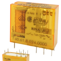 Przekaźnik F40.61.8.024.0000 24V AC 1 styk SPDT-Podzespoły Elektroniczne