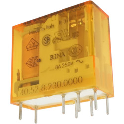 Przekaźnik F40.52.8.230.0000 230V AC, 2styki 8A DPDT-Podzespoły Elektroniczne