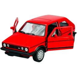 MODEL VW GOLF I GTI CZARNY 1:34 czerwony