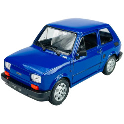 Model FIAT 126p PRL granatowy skala 1:21 mały Fiat maluch
