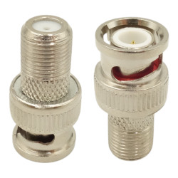 Przejście Gniazdo F/Wtyk BNC Adapter F/BNC-Podzespoły Elektroniczne