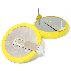 Bateria CR2032 do druku 2-nogi Pozioma dwa wyprowadzenia-Baterie