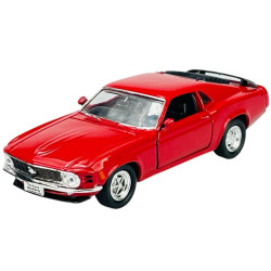Model FORD MUSTANG BOSS 302 1:34 czerwony