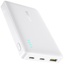 Powerbank BASEUS 10000mAh 22,5W EnerFill FP21 Biały, USB-A/USB-C