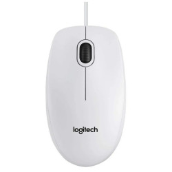 Mysz LOGITECH B100 USB OEM white optyczna przewodowa biała
