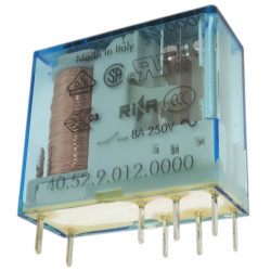 Przekaźnik F40.52.9.012.0000 12V DC, 2styki przełączne 8A, DPDT odp.RM94P-Podzespoły Elektroniczne