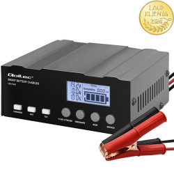 Prostownik QOLTEC, Inteligentna Mikroprocesorowa Ładowarka 12V/24V 12A AGM GEL LiFePO4 Funkcja Regeneracji