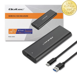 Obudowa Na Dysk M.2 SSD QOLTEC USB-C kieszeń HDD