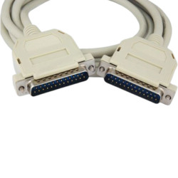 Kabel DB25M/DB25M 3m RS232 Wtyk-Wtyk-Kable i Przyłącza RTV i PC