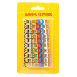 Zestaw Oznaczników 5mm2 100szt Numerycz. Max fi Przewodu 4mm, Znaczniki