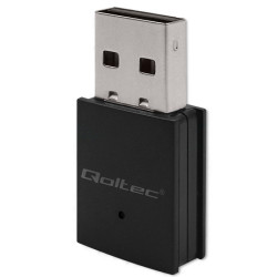 Karta Sieciowa QOLTEC 2w1 Wi-Fi Bluetooth 4.0 Adapter USB 2.0 150Mb/s  2.4Ghz